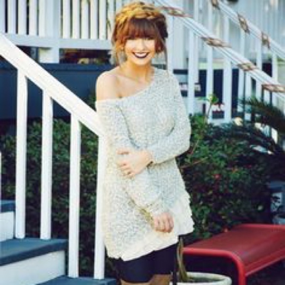 Miracle M/L Gray/Ivory Sweater from Shophopes.com
